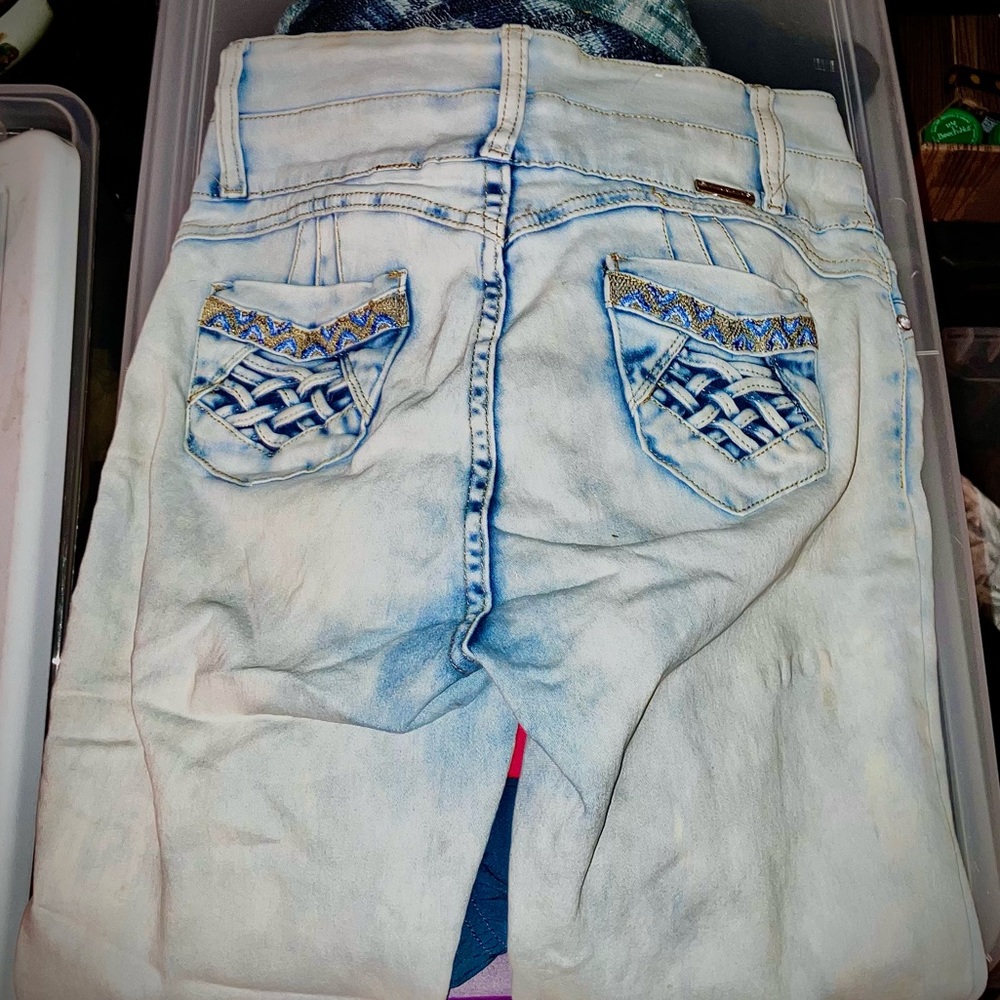 Mi Jeans Light Blue Wash Size 11 Jr View 5